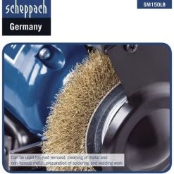TOURET A MEULER MEULES ET BROSSE MÉTALLIQUE ø150mm SCHEPPACH SM150LB 400W 10 TOURET A MEULER MEULES ET BROSSE MÉTALLIQUE ø150mm SCHEPPACH SM150LB 400W -Promos SCHEPPACH Boutique 17357777 4
