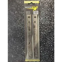 JEU DE 2 PIECES FERS ACIER RAPIDE POUR RABOT DEGAUCHISSEUSE NEW SCHEPPACH HMS850