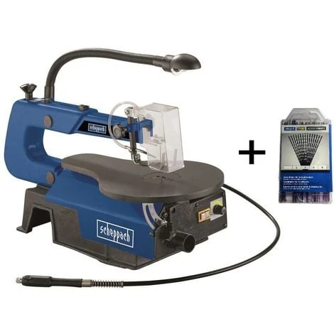 SCIE A CHANTOURNER BOIS PLASTIQUE MÉTAL SCHEPPACH DECO-FLEX+KIT 60 LAMES DE SCIE 3 SCIE A CHANTOURNER BOIS PLASTIQUE MÉTAL SCHEPPACH DECO-FLEX+KIT 60 LAMES DE SCIE