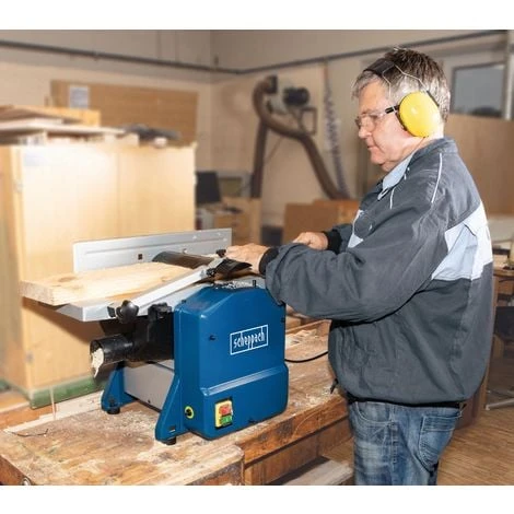 RABOT DÉGAUCHISSEUSE 204mm SCHEPPACH HMS850 +JEU DE 2 PIÈCES FERS DE RECHANGE 6 RABOT DÉGAUCHISSEUSE 204mm SCHEPPACH HMS850 +JEU DE 2 PIÈCES FERS DE RECHANGE – Image 4