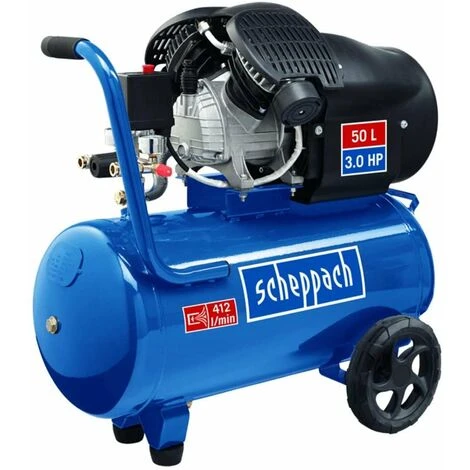 Scheppach - Compresseur à Deux Cylindres 50L 8 Bar 2200W - HC52DC 4 Scheppach - Compresseur à Deux Cylindres 50L 8 Bar 2200W - HC52DC â Image 2