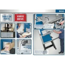 Scheppach - Scie à Ruban Volants 315mm 400V Triphasée 700W - Basa 3 11 Scheppach - Scie à Ruban Volants 315mm 400V Triphasée 700W - Basa 3 -Promos SCHEPPACH Boutique 2265048 5