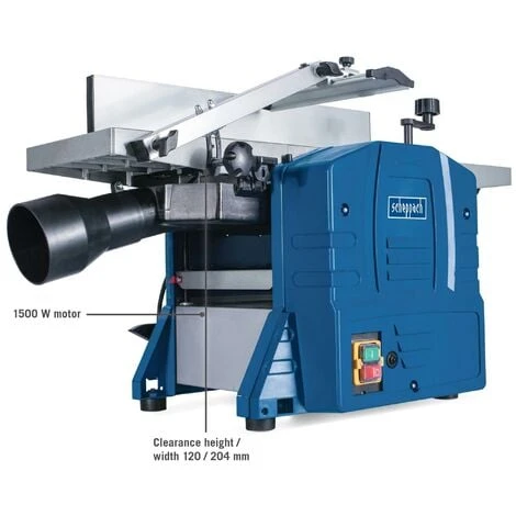 RABOT DEGAUCHISSEUSE 204mm SCHEPPACH HMS860 + JEU DE 2 PIECES FERS DE RECHANGE 6 RABOT DEGAUCHISSEUSE 204mm SCHEPPACH HMS860 + JEU DE 2 PIECES FERS DE RECHANGE – Image 4