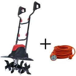 1,4CV MOTOCULTEUR MOTOBINEUSE ELECTRIQUE SCHEPPACH MTE380 + CÂBLE EXTENSION