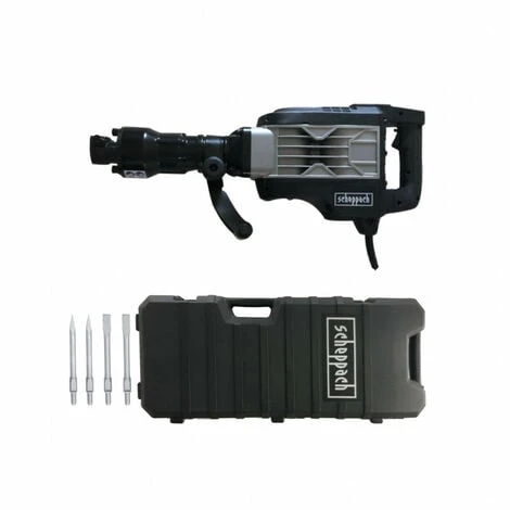 Pack Marteau Piqueur SCHEPPACH 1900W - AB1900 - 4 Burins - Black Edition - Noir 3 Pack Marteau Piqueur SCHEPPACH 1900W - AB1900 - 4 Burins - Black Edition - Noir