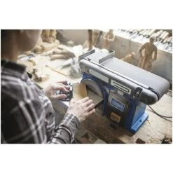 Pack SCHEPPACH Ponceuse à Bande Et à Disque 370W - BTS900 - 3 Bandes Abrasives - 10 Disques Abrasifs - Grain 80 8 Pack SCHEPPACH Ponceuse à Bande Et à Disque 370W - BTS900 - 3 Bandes Abrasives - 10 Disques Abrasifs - Grain 80 -Promos SCHEPPACH Boutique 37530365 2