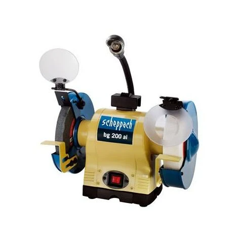 Scheppach - Touret à Meuler 550W (moteur Induction) - BG200 AL 4 Scheppach - Touret à Meuler 550W (moteur Induction) - BG200 AL – Image 2