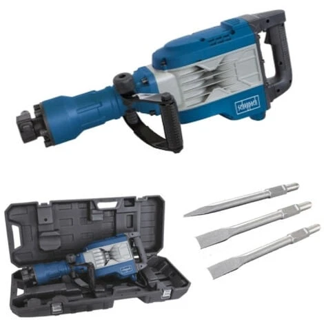Pack SCHEPPACH Marteau Piqueur - 1900W - AB1900 - 1 Burin Plat 3 Pack SCHEPPACH Marteau Piqueur - 1900W - AB1900 - 1 Burin Plat