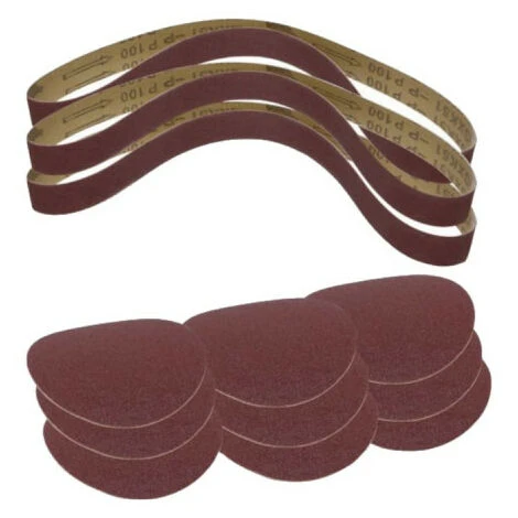 Pack SCHEPPACH Ponceuse à Bande Et à Disque - 250 W - BTS700 - 9 Disques Abrasifs - 3 Bandes Abrasives 5 Pack SCHEPPACH Ponceuse à Bande Et à Disque - 250 W - BTS700 - 9 Disques Abrasifs - 3 Bandes Abrasives – Image 3