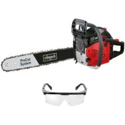 Pack SCHEPPACH ProCut Tronçonneuse Thermique - 1800 W - CSH46 - Lunettes De Protection