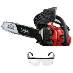 Pack SCHEPPACH ProCut Tronçonneuse Thermique - 700 W - CSP2540 - Lunettes De Protection