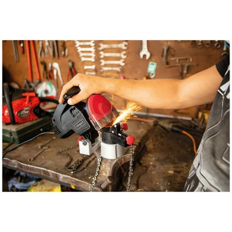 Pack SCHEPPACH Affuteuse De Chaîne - 220 W - KS1200 - Tronçonneuse électrique ProCut - 45,5 Cm - 2400 W - CSE2600 5 Pack SCHEPPACH Affuteuse De Chaîne - 220 W - KS1200 - Tronçonneuse électrique ProCut - 45,5 Cm - 2400 W - CSE2600 – Image 3