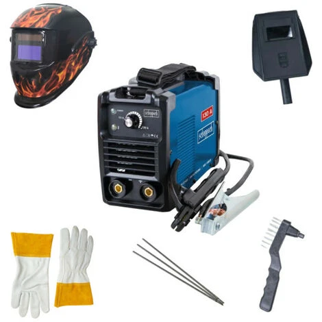 Pack SCHEPPACH Poste à Souder - WSE1000 - Casque Soudure - AWH500FL - Gants De Protection 3 Pack SCHEPPACH Poste à Souder - WSE1000 - Casque Soudure - AWH500FL - Gants De Protection