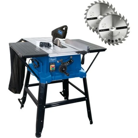 Scie Circulaire Sur Table SCHEPPACH - 254 Mm - 2000W - 3 Extensions - 1 Sac Collecteur - 2 Lames - HS250L 3 Scie Circulaire Sur Table SCHEPPACH - 254 Mm - 2000W - 3 Extensions - 1 Sac Collecteur - 2 Lames - HS250L