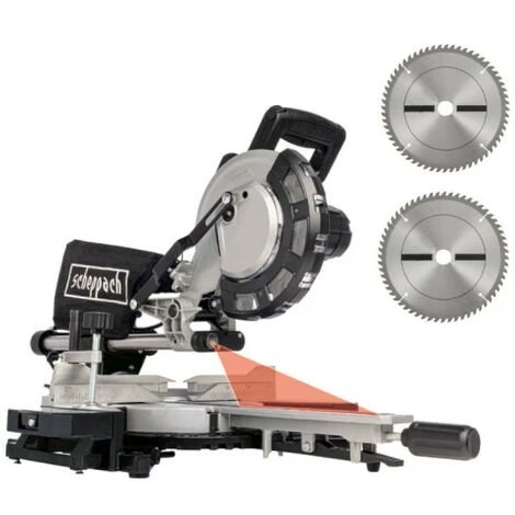 Scie à Onglet Radiale SCHEPPACH - 2000W - 2 Lames - 216 Mm - HM216 - Black édition 3 Scie à Onglet Radiale SCHEPPACH - 2000W - 2 Lames - 216 Mm - HM216 - Black édition