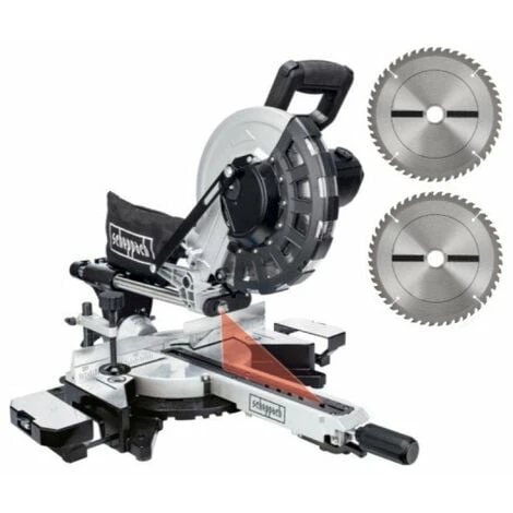 Scie à Onglet Radiale SCHEPPACH - 2000W - 2 Lames - 255 Mm - HM254 - Black édition 3 Scie à Onglet Radiale SCHEPPACH - 2000W - 2 Lames - 255 Mm - HM254 - Black édition
