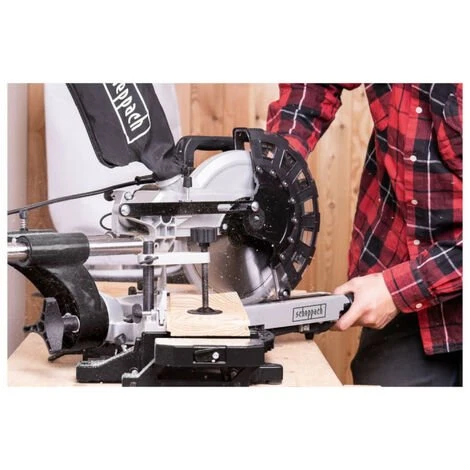 Scie à Onglet Radiale SCHEPPACH - 2000W - 2 Lames - 255 Mm - HM254 - Black édition 6 Scie à Onglet Radiale SCHEPPACH - 2000W - 2 Lames - 255 Mm - HM254 - Black édition – Image 4