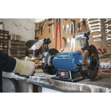 PRODUIT NEUF - EMBALLAGE ABIMÉ - Touret SCHEPPACH 150 Mm - 400W - SM150LB 5 PRODUIT NEUF - EMBALLAGE ABIMÉ - Touret SCHEPPACH 150 Mm - 400W - SM150LB â Image 3