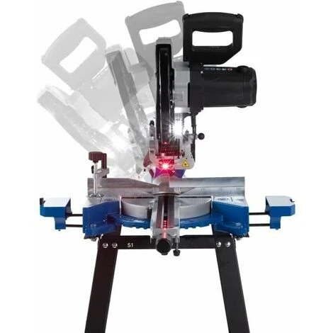 SCIE A ONGLET RADIALE SCHEPPACH 254 MM AVEC PIÉTEMENT ET 2EME LAME - HM254CD 4 SCIE A ONGLET RADIALE SCHEPPACH 254 MM AVEC PIÉTEMENT ET 2EME LAME - HM254CD – Image 2