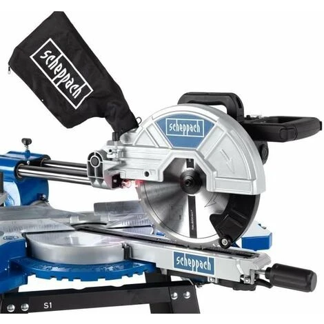 SCIE A ONGLET RADIALE SCHEPPACH 254 MM AVEC PIÉTEMENT ET 2EME LAME - HM254CD 5 SCIE A ONGLET RADIALE SCHEPPACH 254 MM AVEC PIÉTEMENT ET 2EME LAME - HM254CD – Image 3