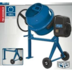 Scheppach - Bétonnière 550W 125 Litres - Mix 125 6 Scheppach - Bétonnière 550W 125 Litres - Mix 125 -Promos SCHEPPACH Boutique 6919356 2