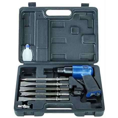 Scheppach - Ensemble De Burinage En Coffret (Kit Marteau à Air Comprimé, 6,3 Bar) 3 Scheppach - Ensemble De Burinage En Coffret (Kit Marteau à Air Comprimé, 6,3 Bar)