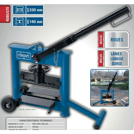 Scheppach - Coupe Pavés Avec Couteaux Réversibles + Roues Coupe Max 300mm - HSC130 4 Scheppach - Coupe Pavés Avec Couteaux Réversibles + Roues Coupe Max 300mm - HSC130 – Image 2